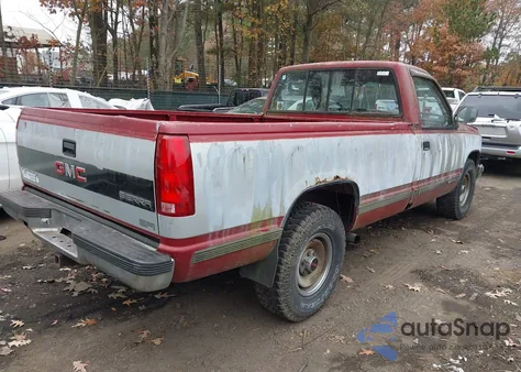 1990 GMC Sierra C2500 из США, поврежденный, VIN 1GTFC24K5LE540329